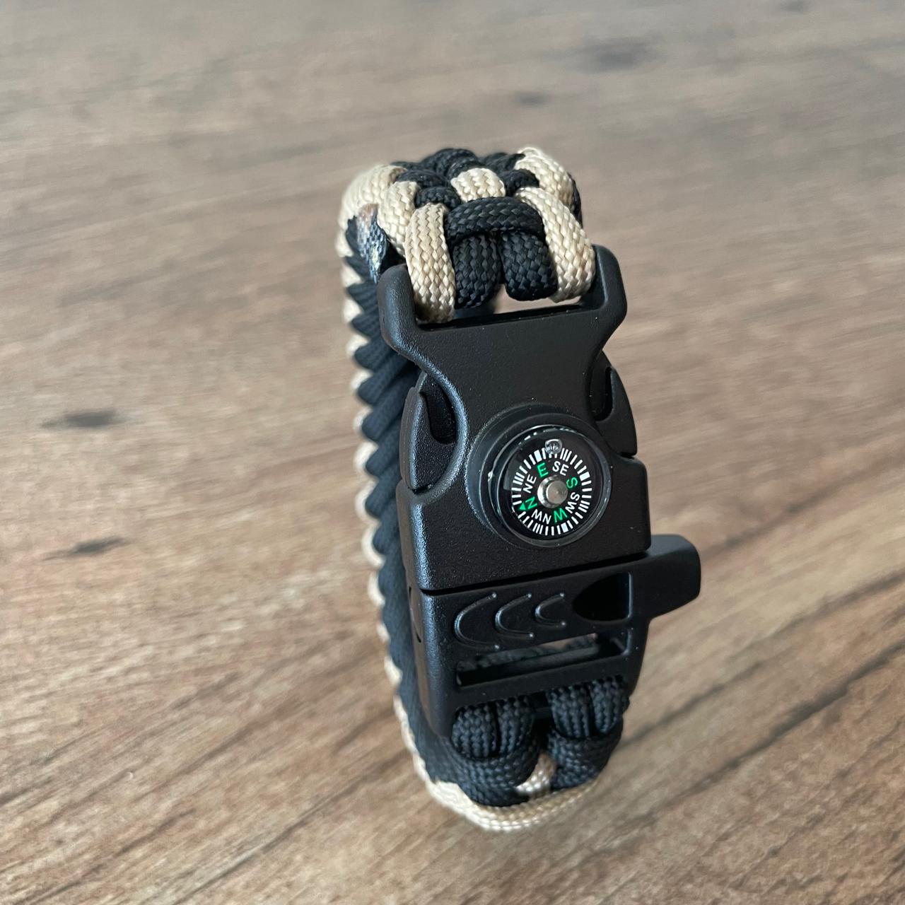 Brazalete Pulsera de Supervivencia Adventure Sport Black Coffe