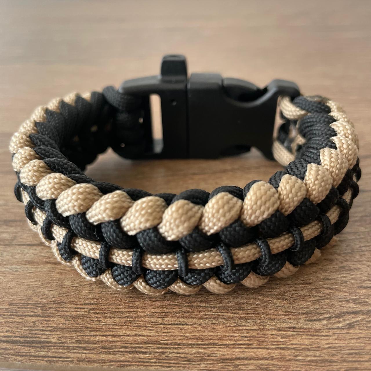 Brazalete Pulsera de Supervivencia Adventure Sport Black Coffe