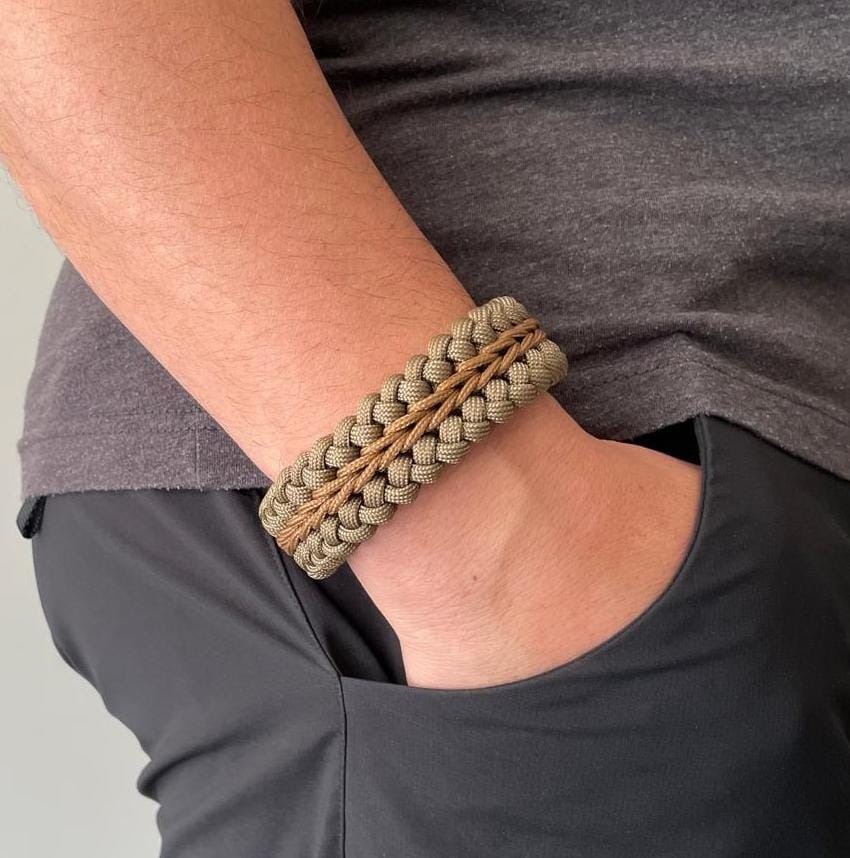 Brazalete Pulsera de Supervivencia Adventure Coyote Sup