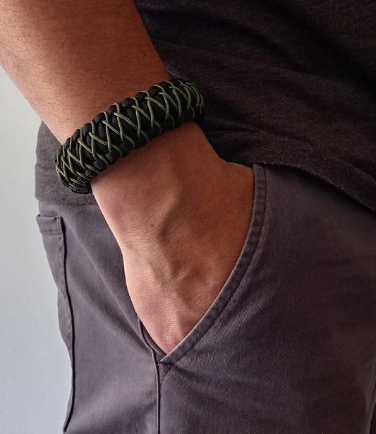 Brazalete Pulsera de Supervivencia  Mamba