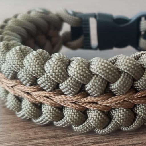 Brazalete Pulsera de Supervivencia Coyote