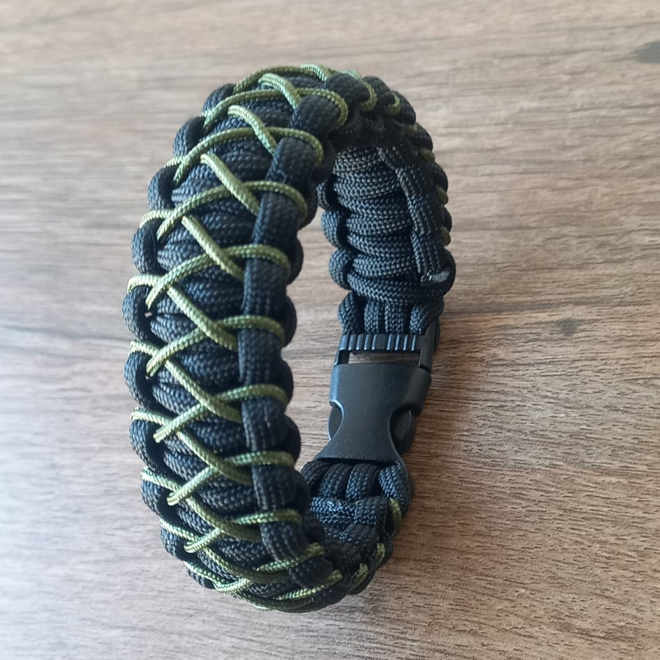 Brazalete Pulsera de Supervivencia  Mamba