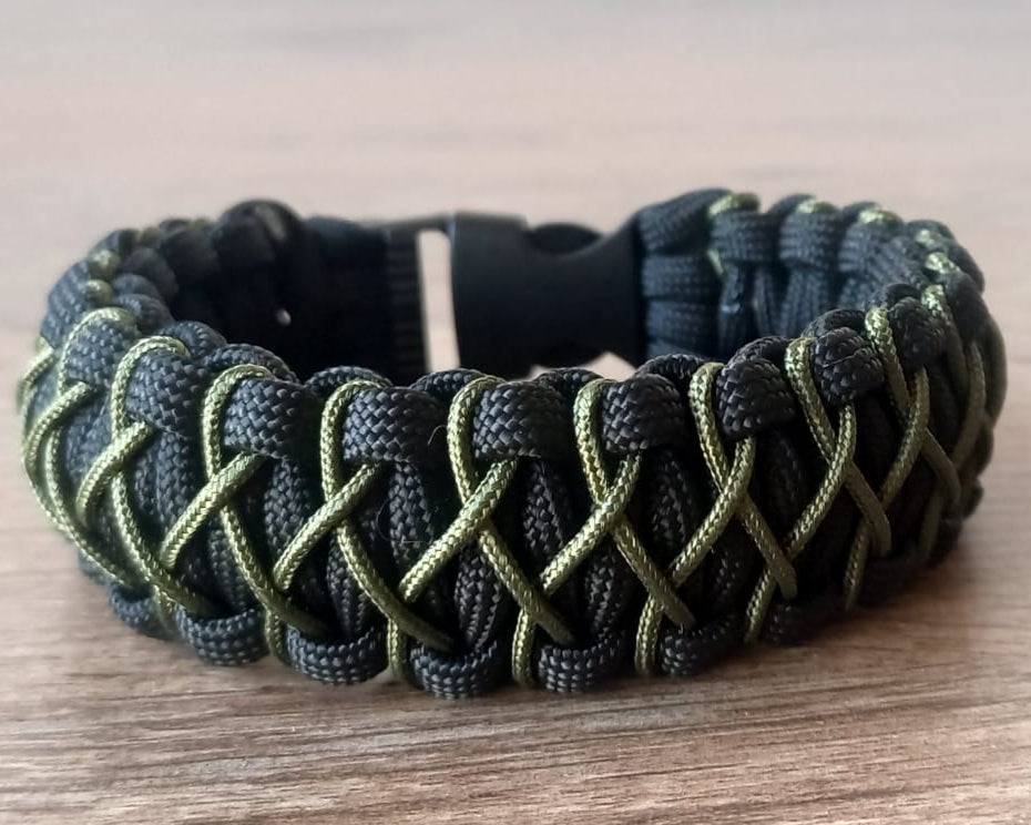 Brazalete Pulsera de Supervivencia  Mamba