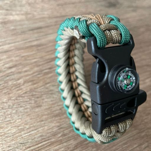 Brazalete Pulsera de Supervivencia Adventure camo