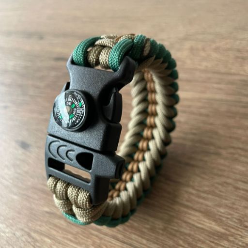 Brazalete Pulsera de Supervivencia Adventure camo