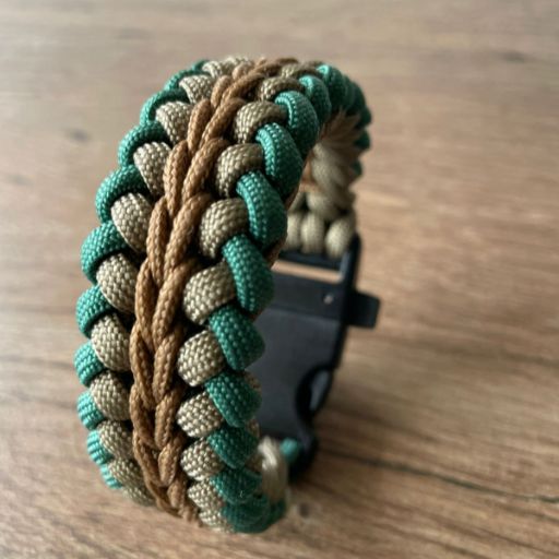 Brazalete Pulsera de Supervivencia Adventure camo