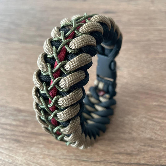 Brazalete Pulsera de Supervivencia Cascabel