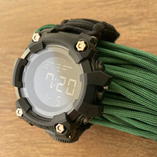 Reloj de Supervivencia Negro